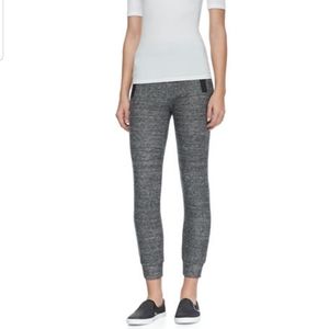 J Brand Jeans Bourke Gracity Fleece Gray Grey Sweatpants Leggings Workout Pants